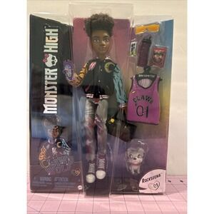 Monster High Clawd Wolf G3 Doll w Rockseena Pet Mattel 2023 NEW